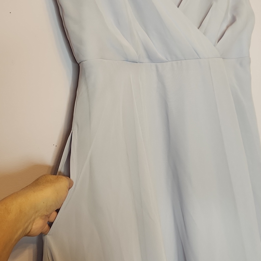 NWT BIRDY GREY Kaia Dress Chiffon Dusty Lilac, size M - Picture 9 of 16
